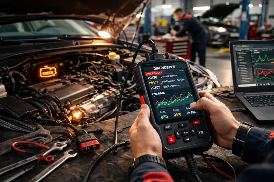 Kontrolka Check Engine – co oznacza i kiedy jechać do warsztatu