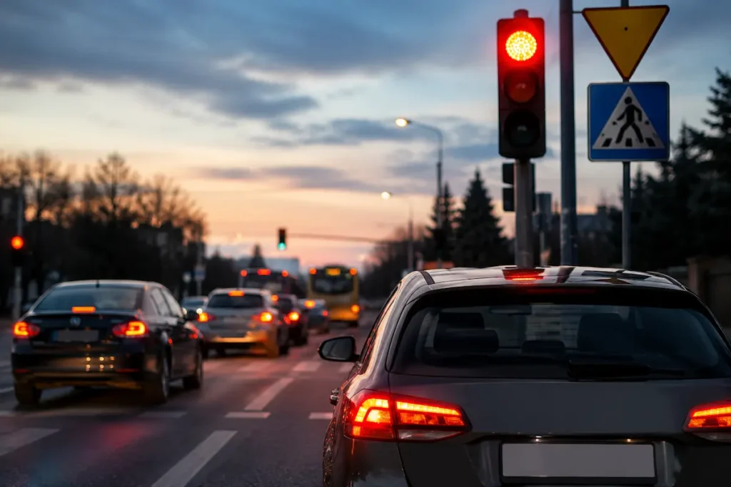 Samochód gaśnie na światłach