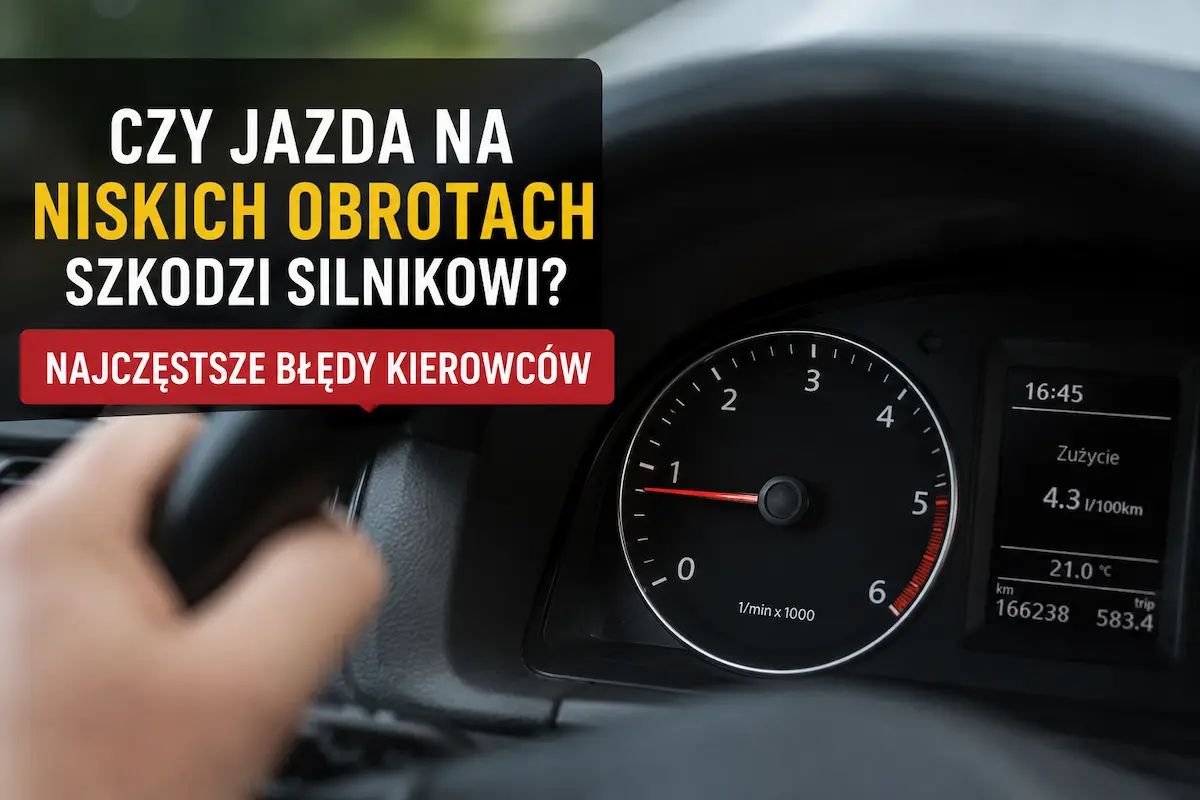 Czy jazda na niskich obrotach szkodzi silnikowi? Najczęstsze błędy kierowców