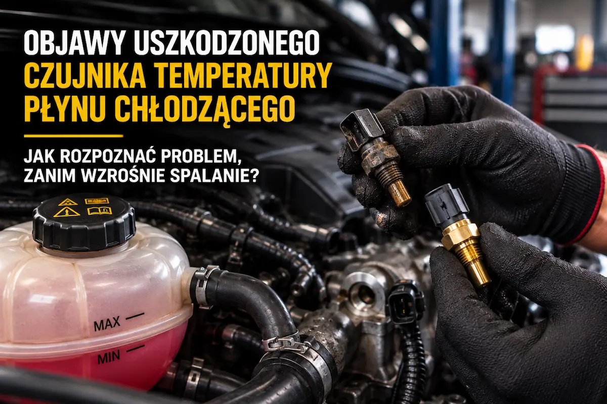 Objawy uszkodzonego czujnika temperatury płynu chłodzącego. Jak rozpoznać problem, zanim wzrośnie spalanie?